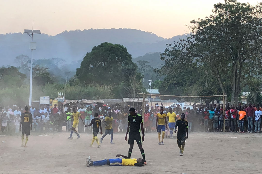 Blessure lors du Match Réal de Sérédou face à l’espoir d’Irie.