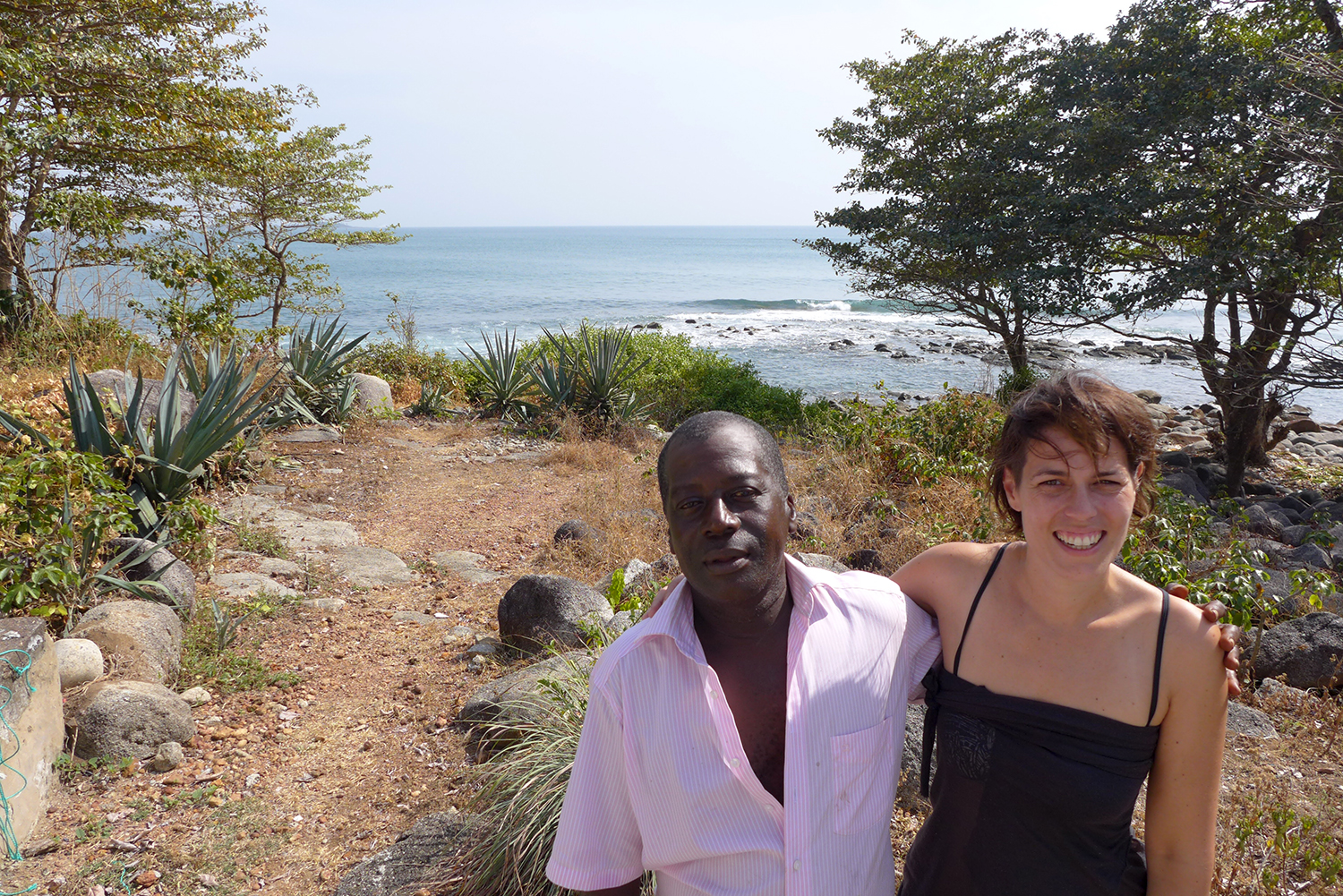 Boubacar et Cécile.