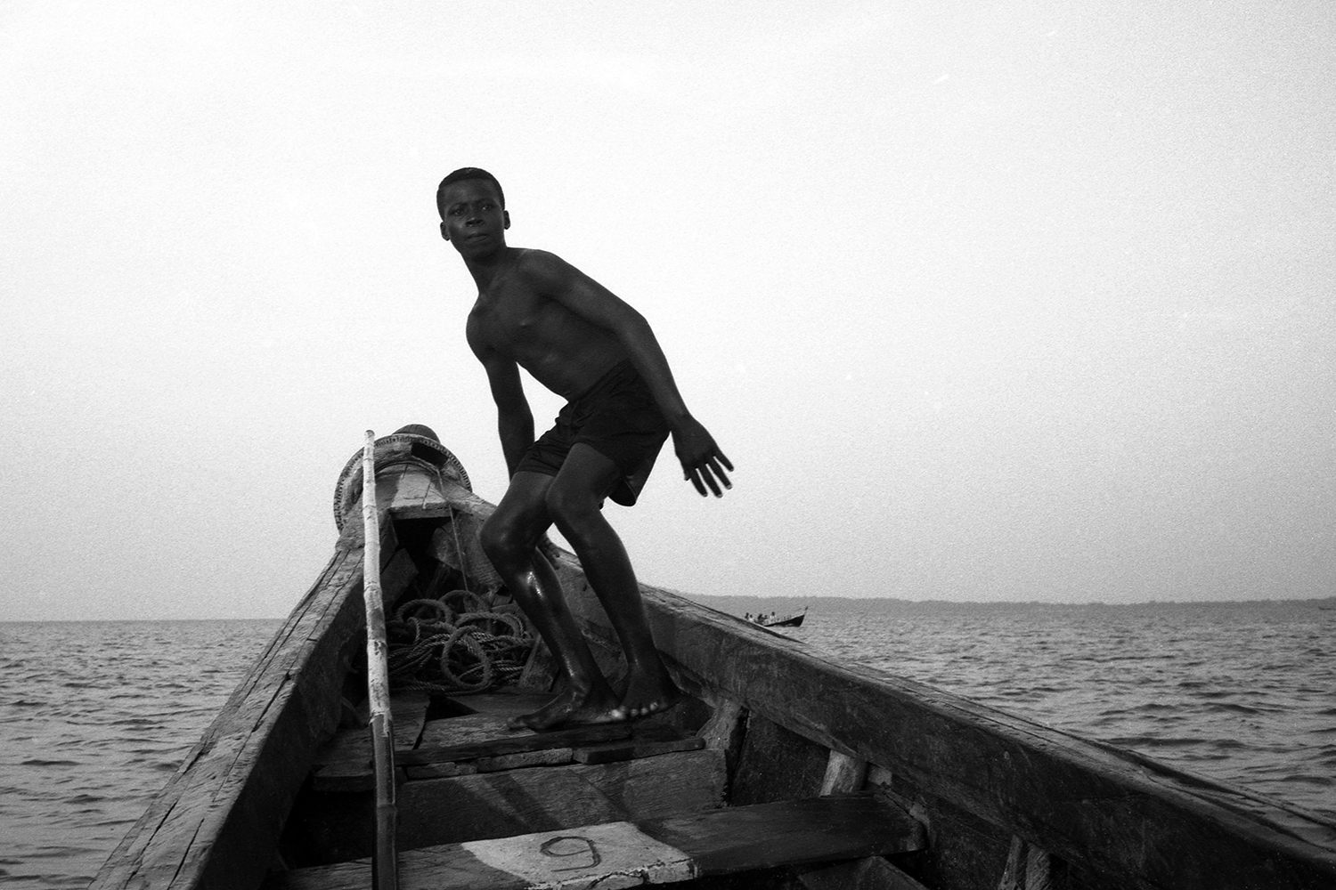 Idrissa, le fils du capitaine de la pirogue qui m’a ramené de l’île de Roume dans l’archipel de Loos jusqu’à Conakry.