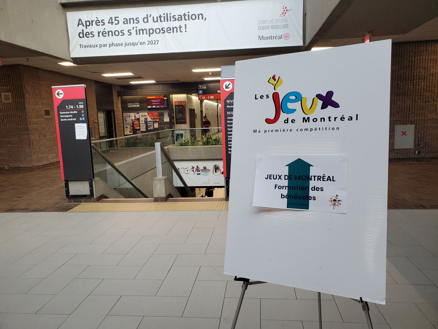 Un vaste chantier de rénovation a été lancé pour les 45 ans du centre tout en maintenant une grande partie des activités sportives © Globe Reporters