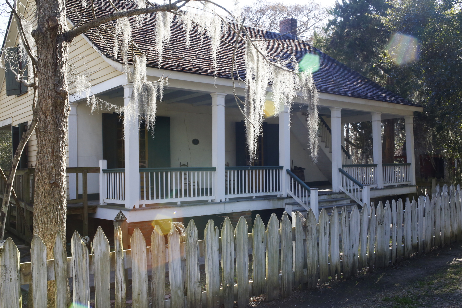 Reconstitution d’une maison cajun © Globe Reporters