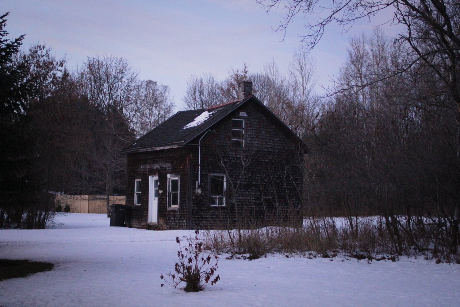 Petite maison en bois d’Odanak.