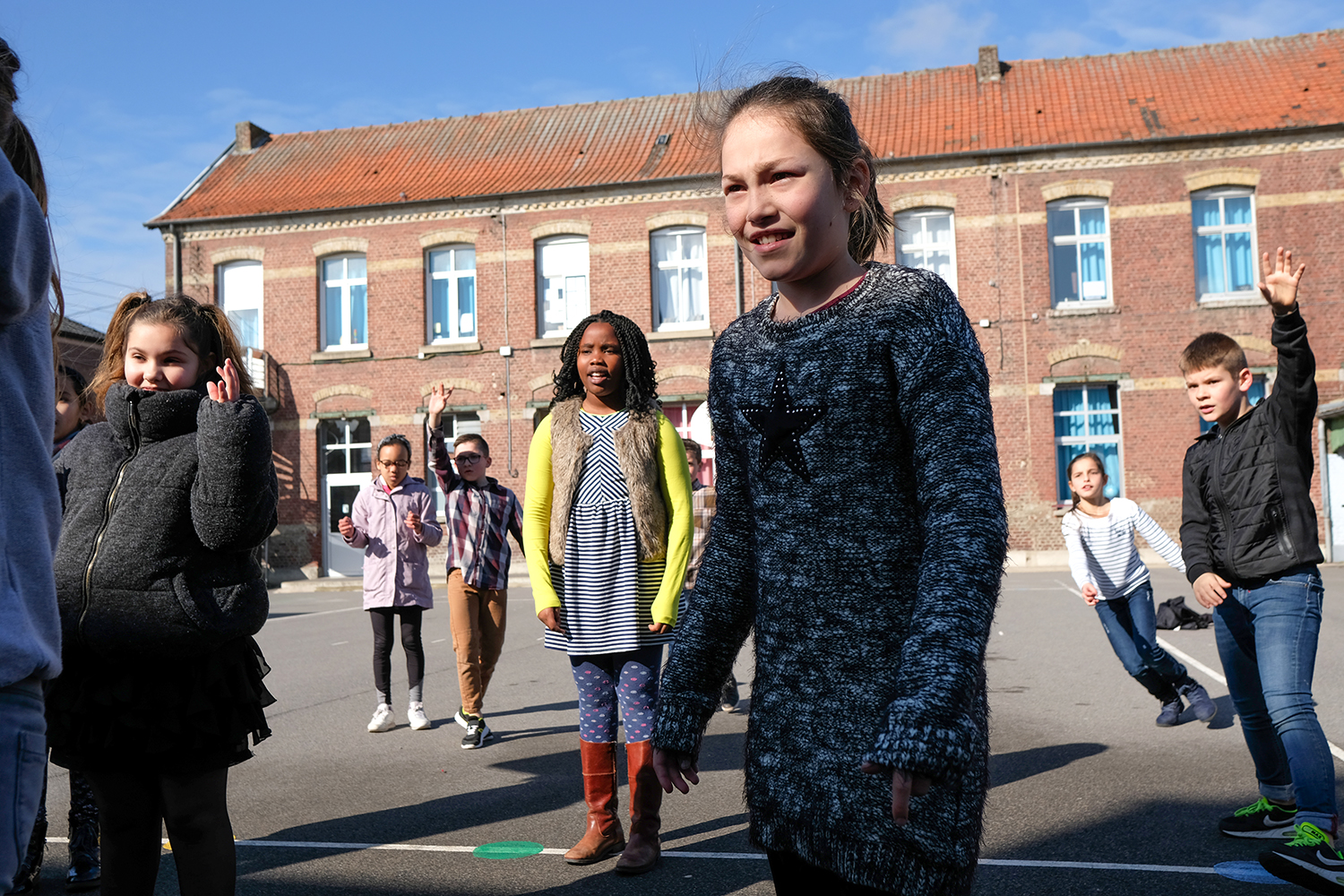 Les filles s’imposent et s’avèrent être de bonnes coéquipières. 