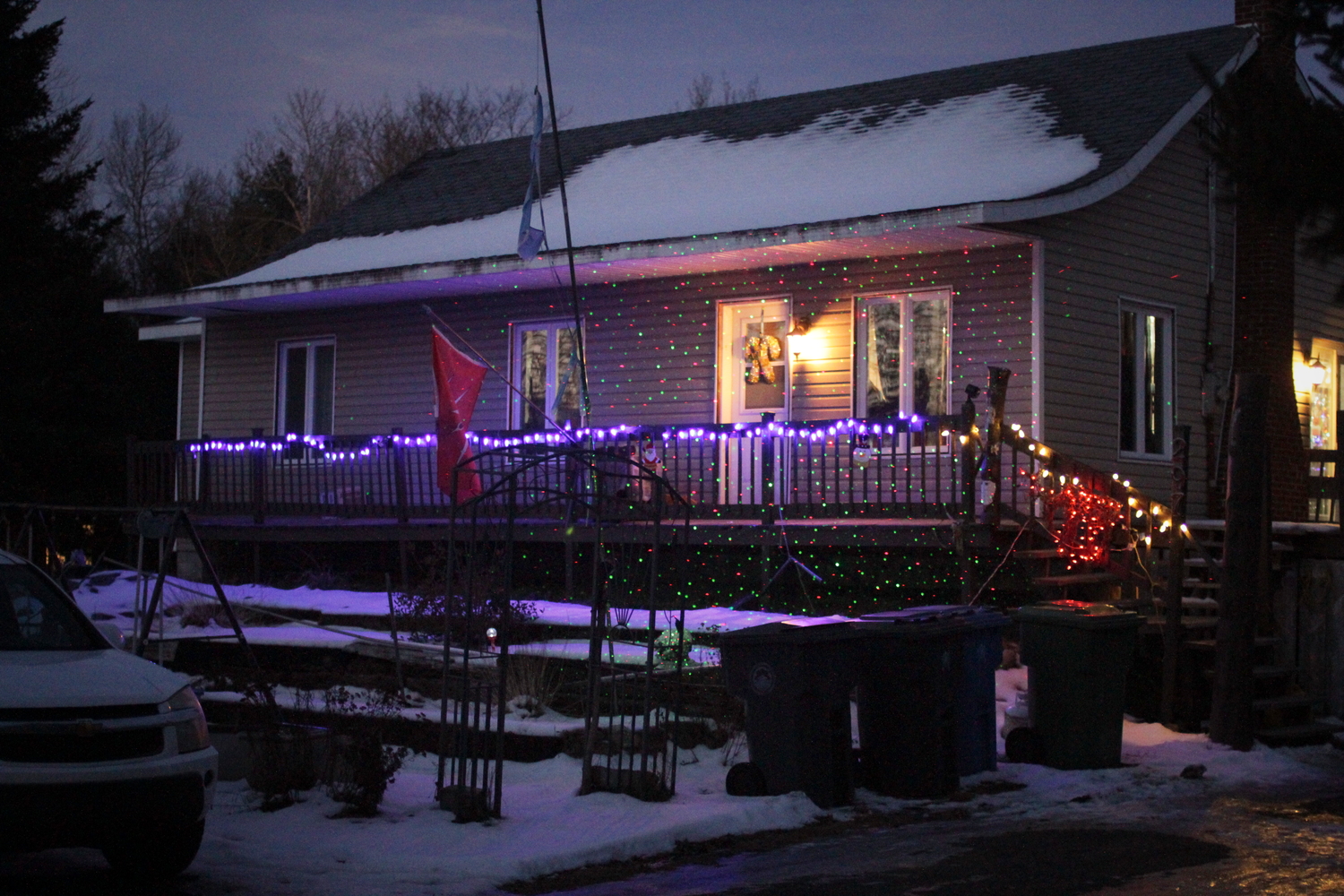 Les décorations de Noël sont de sortie.