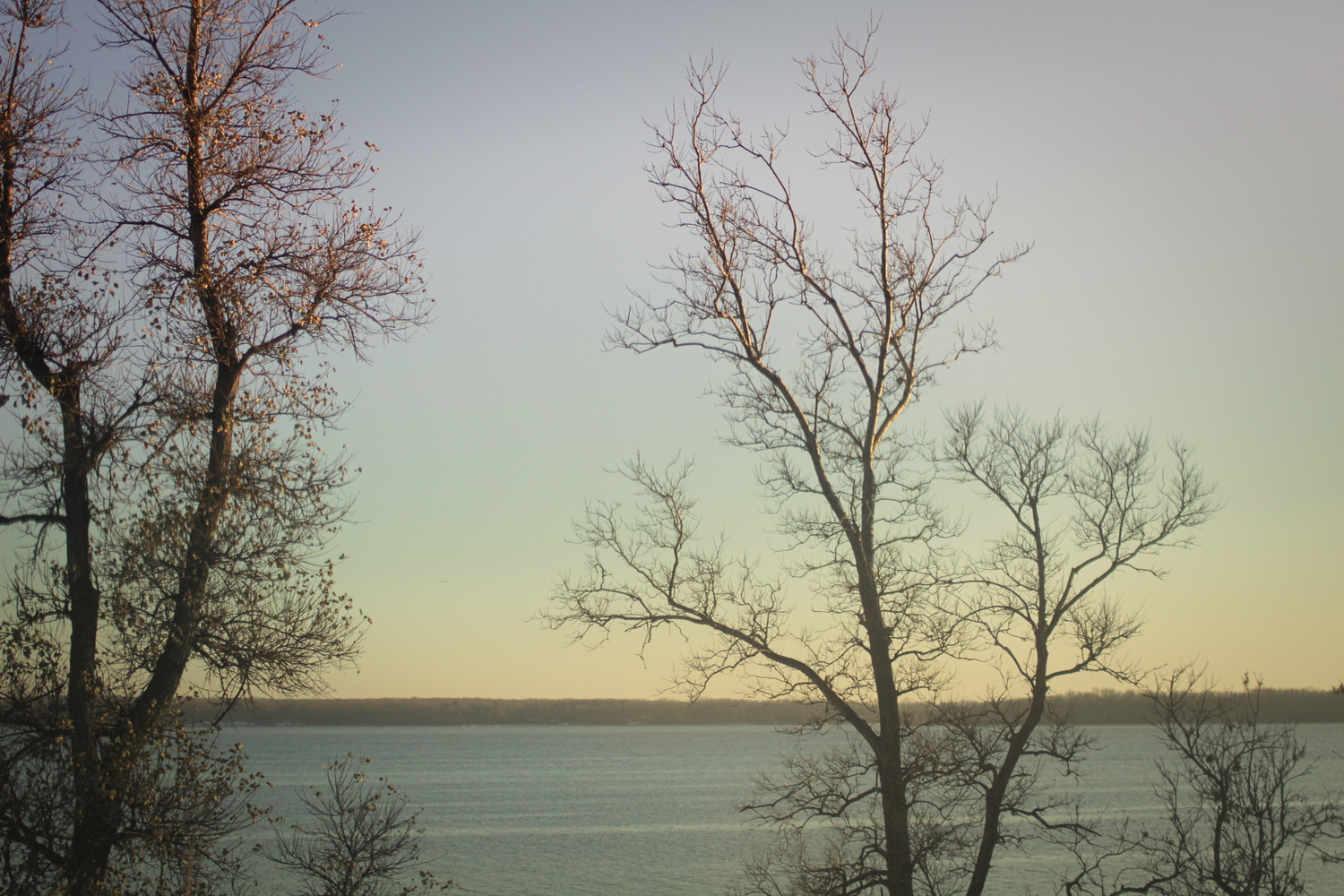 Paysage au retour sur Montréal.