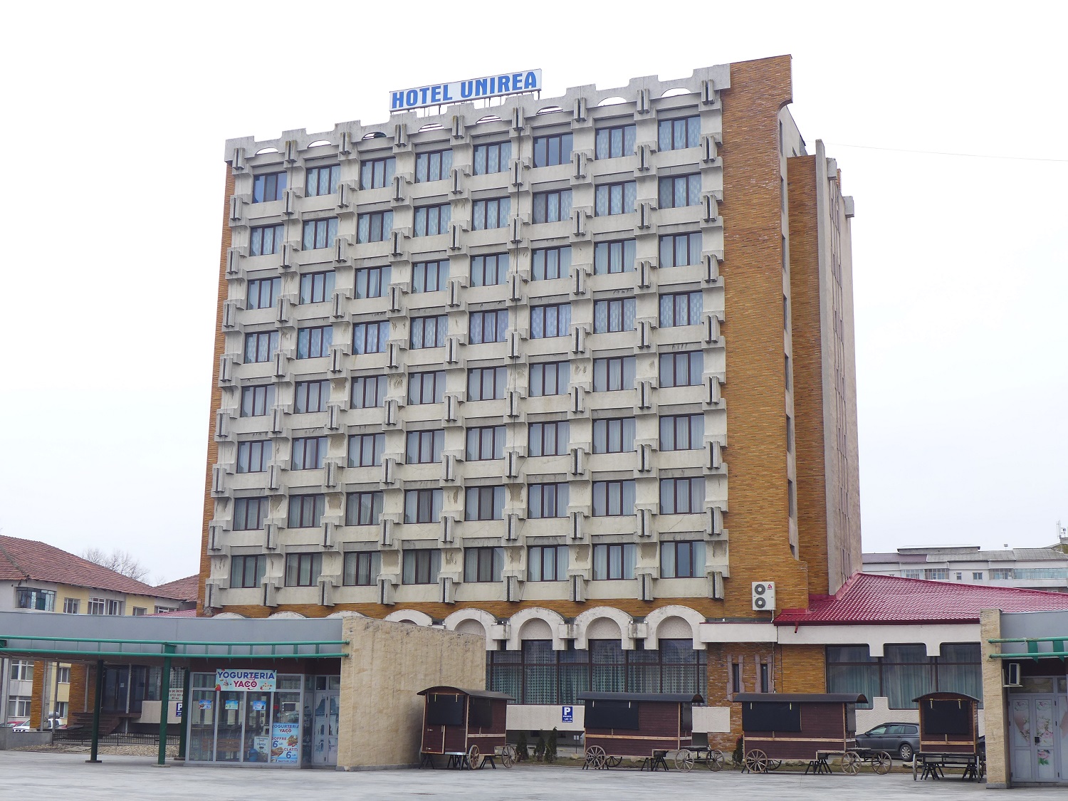 L’hôtel Unirea, à Focsani.