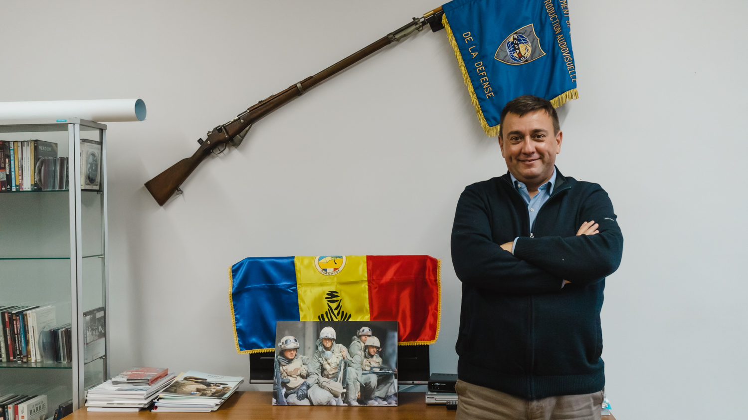 Laurent VEYSSIERE, directeur de l’ECPAD © Globe Reporters