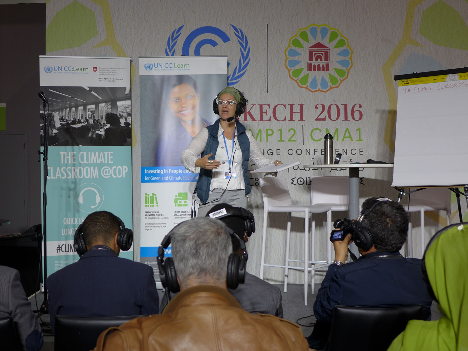 La UN class de Ana Maria Kleymeyer à la COP 22