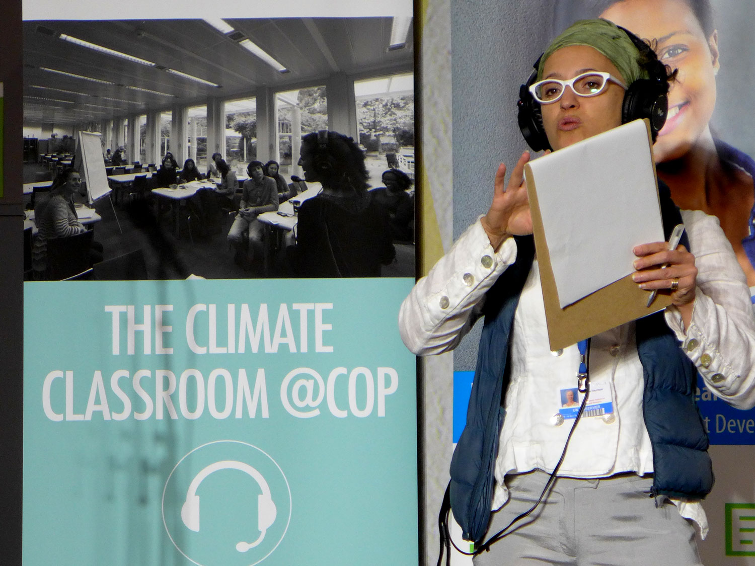 La UN class de Ana Maria Kleymeyer à la COP 22