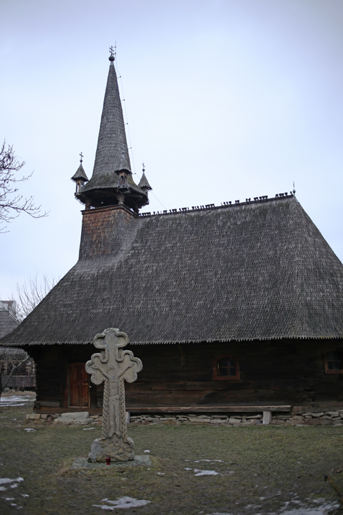 Eglise exposée dans le musée du département de Bistrita