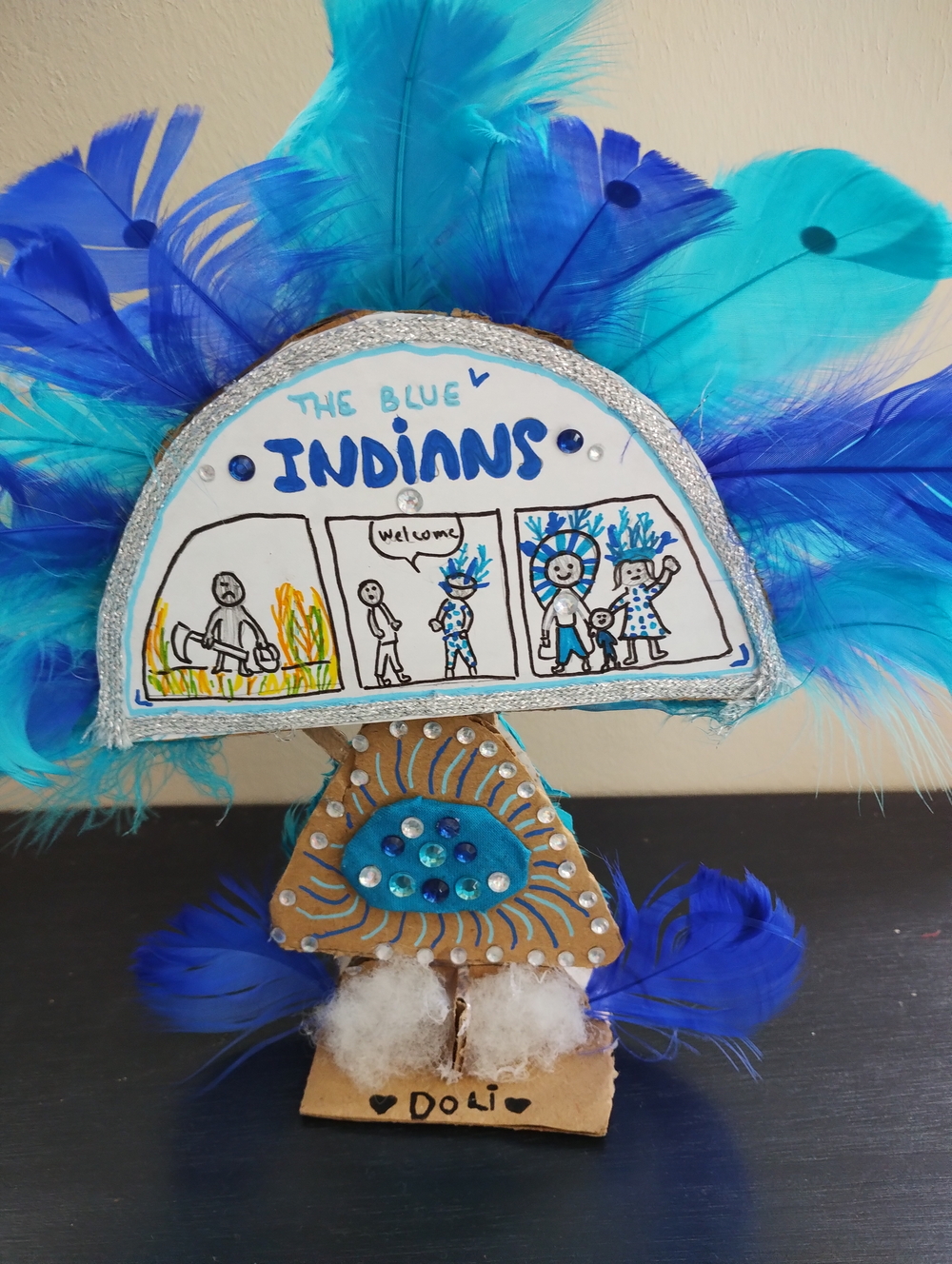 La Queen de la Blue tribe, dos.