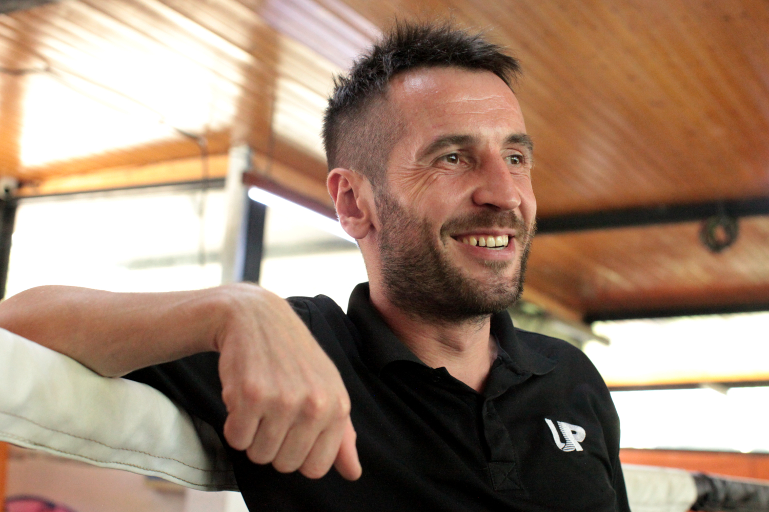 Kevin, un des coachs de la salle The ring Kun Khmer © Globe Reporters