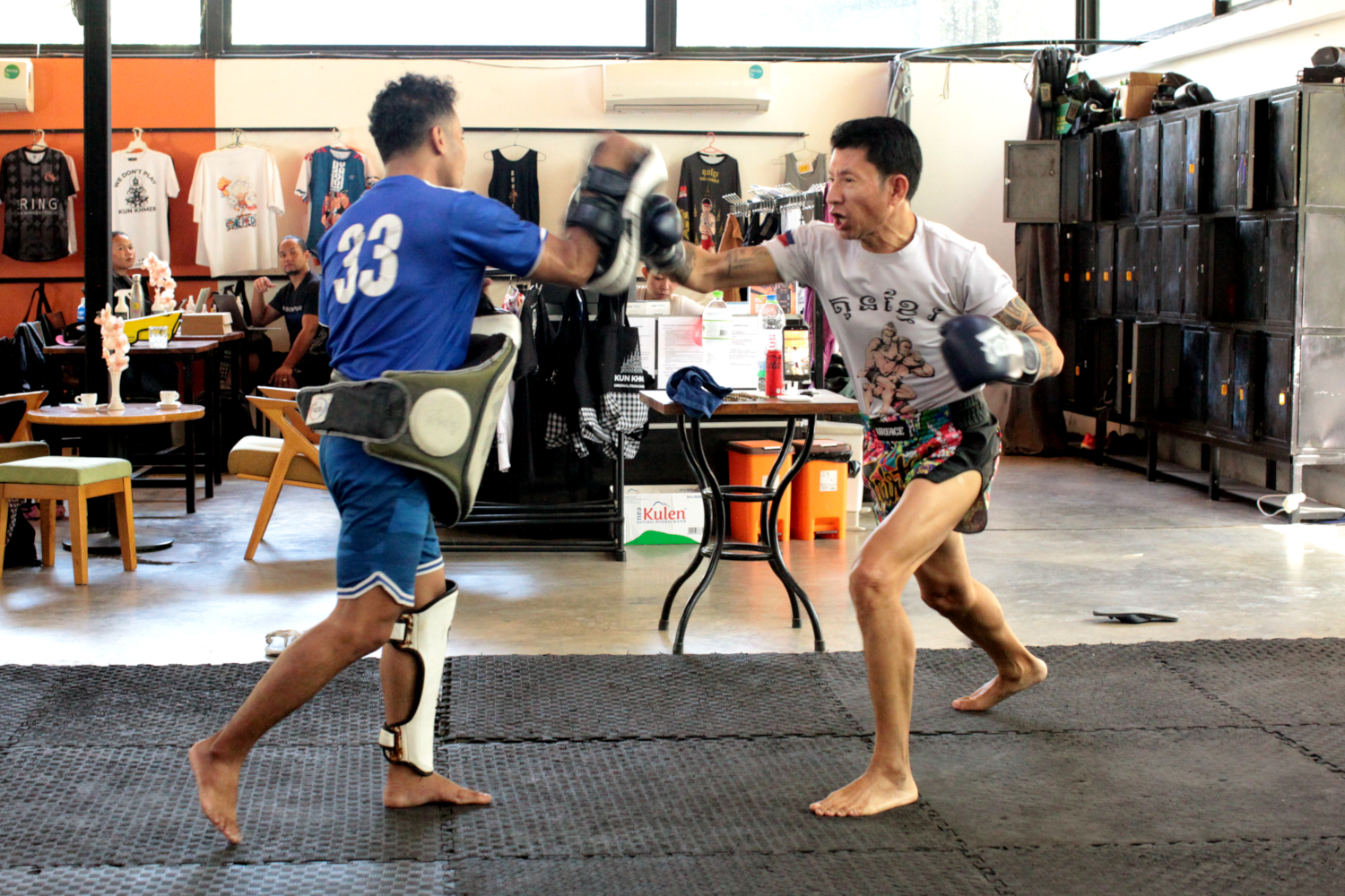 Entraînement au combat © Globe Reporters