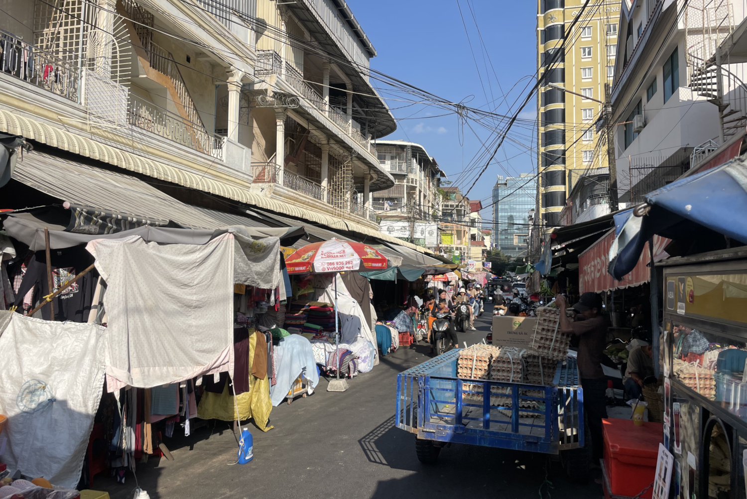 Le quartier de Phnom Penh où vit Channa © Globe Reporters