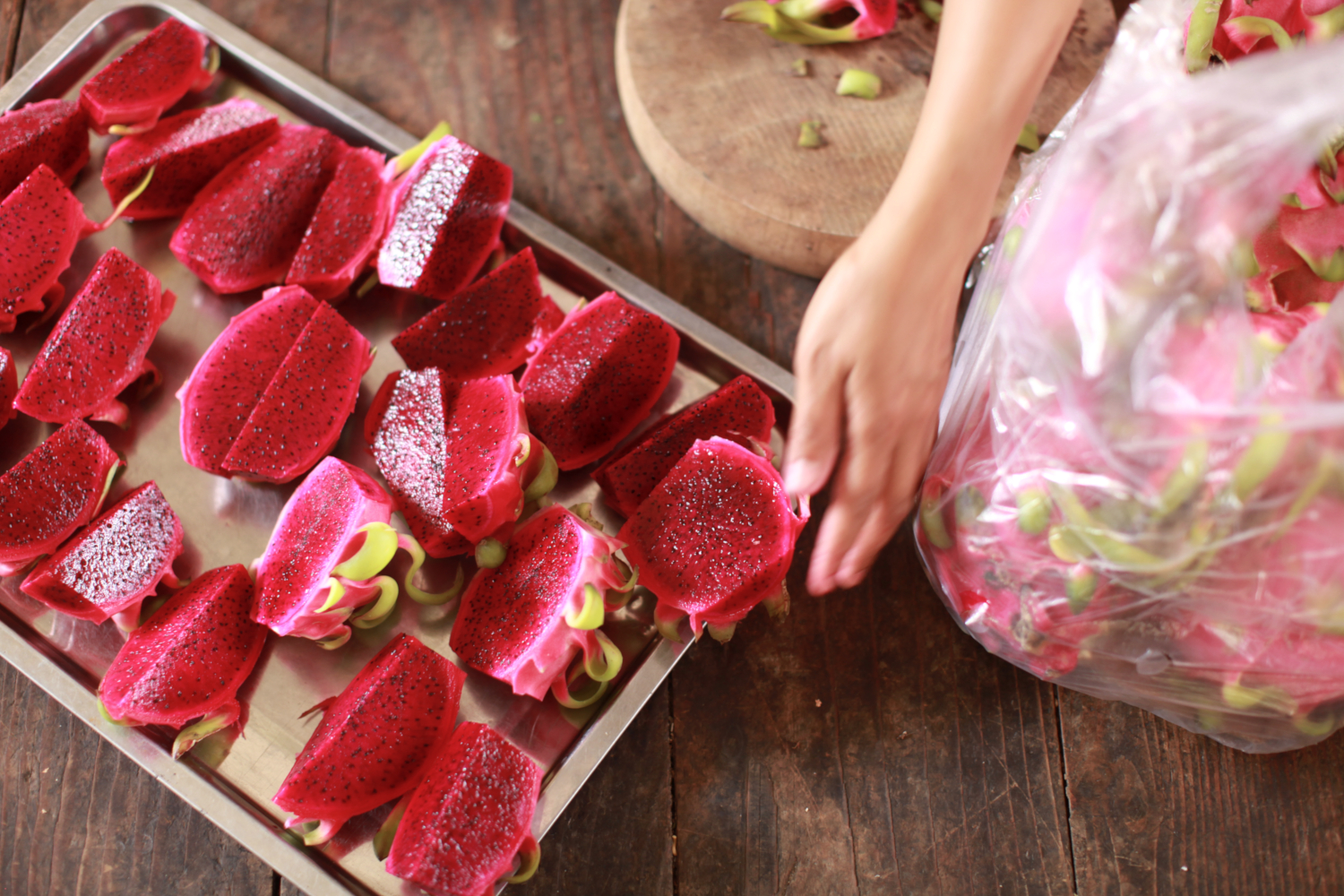 Du fruit du dragon pour le goûter © Globe Reporters