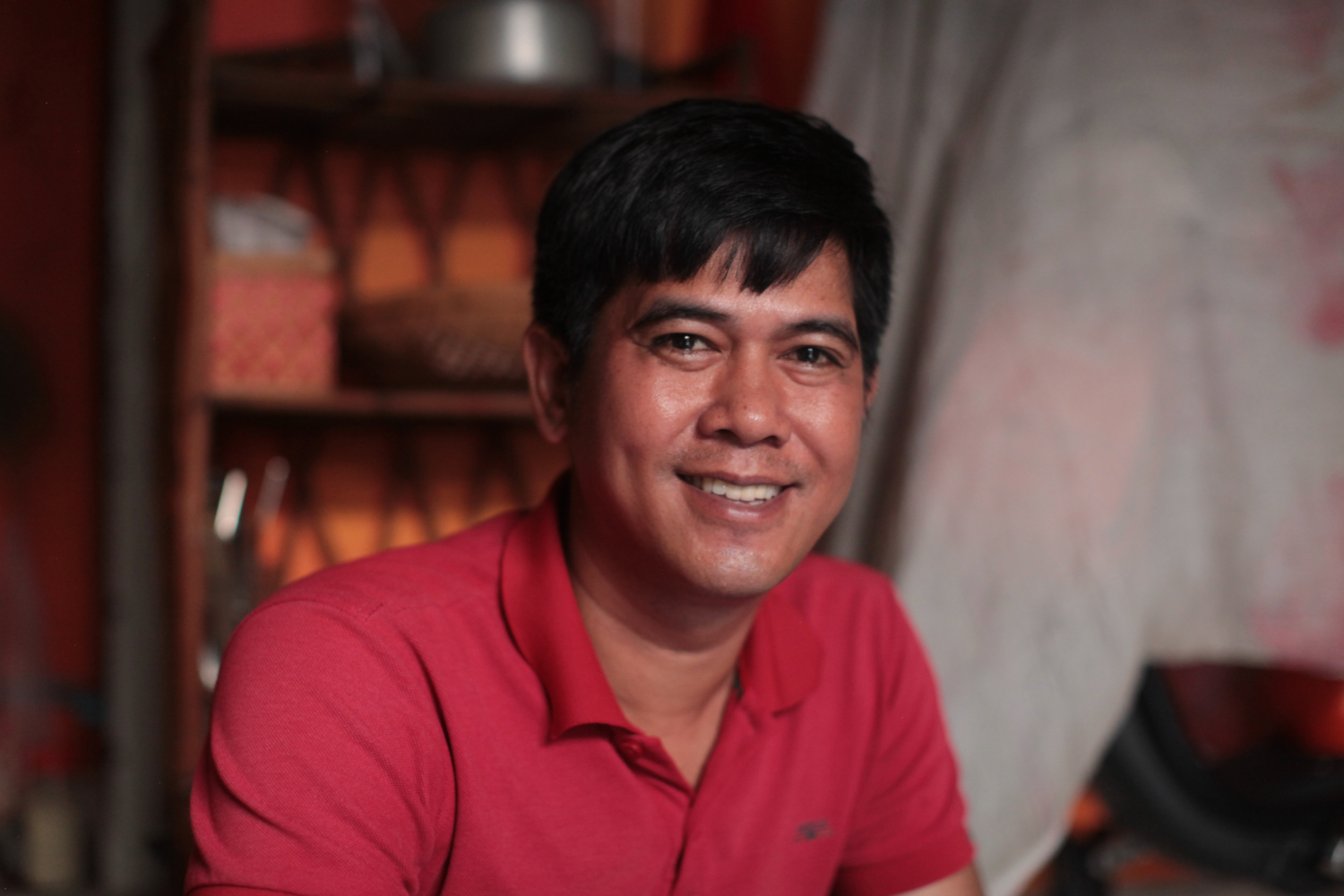 Aun Chayna, secrétaire général du Syndicat démocratique des employés et des ouvriers Globe Reporters