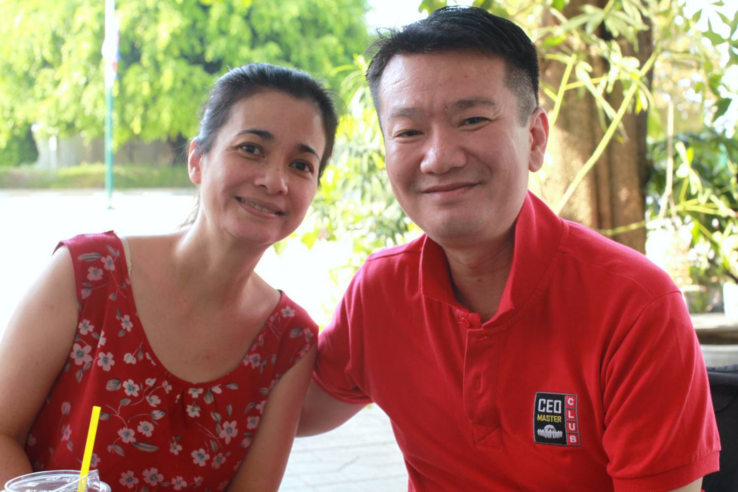 Frédéric CHAN et son épouse © Globe Reporters