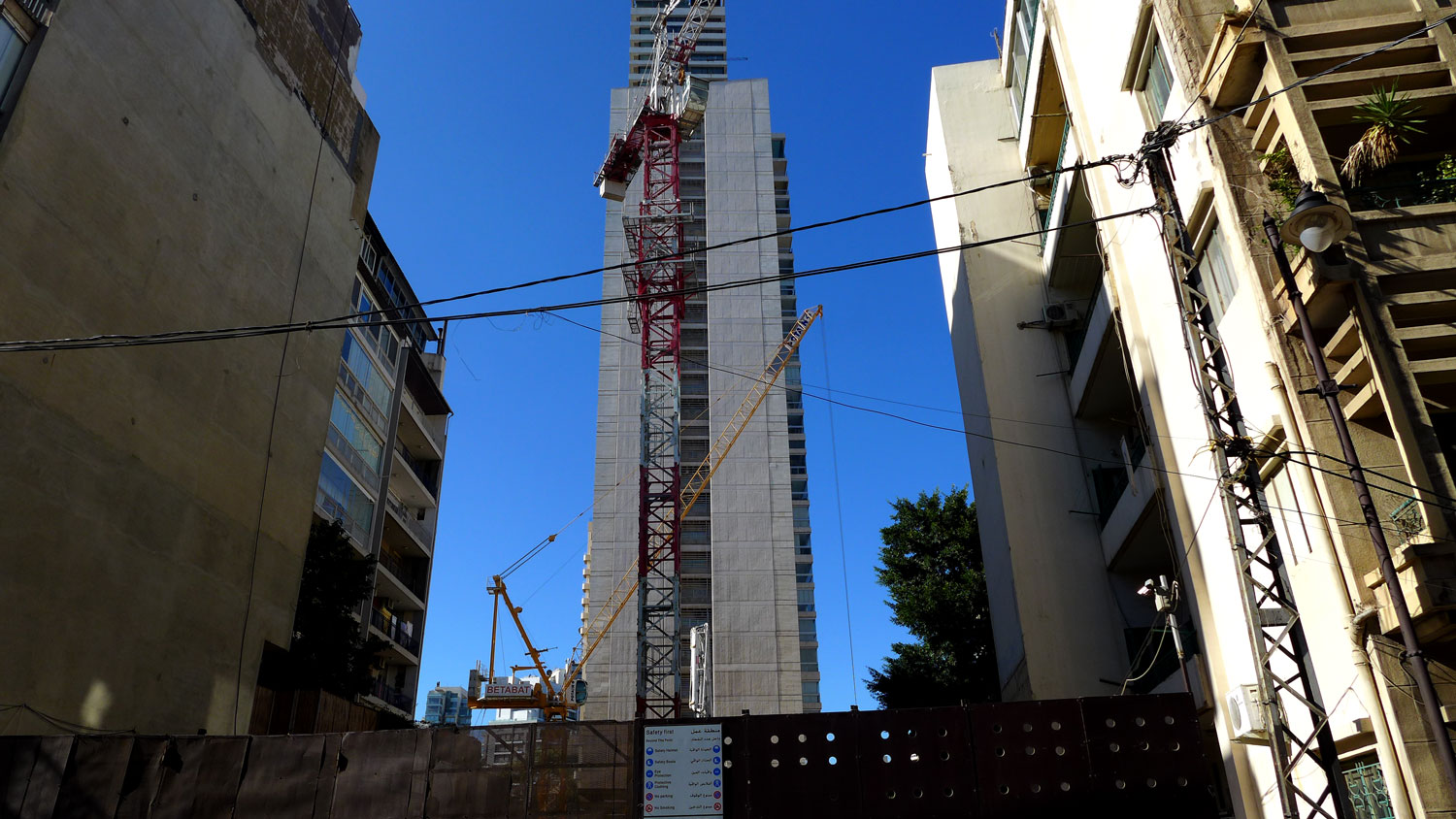 Beyrouth pousse vers le ciel.