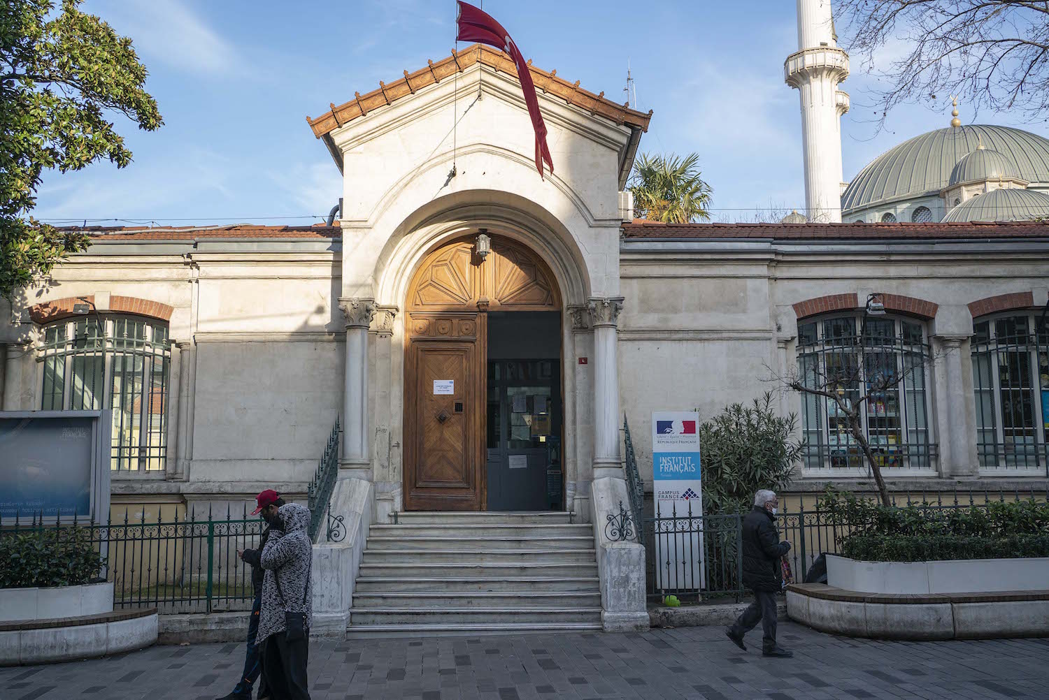 L’entrée de l’Institut français