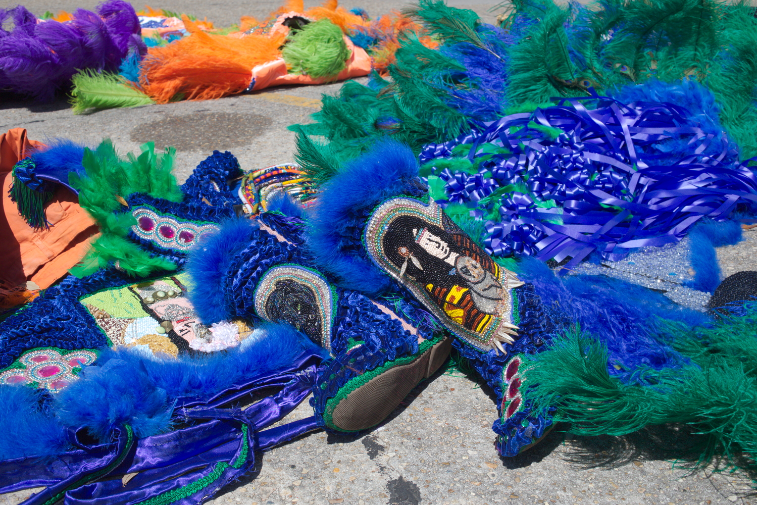 Les bottes du costume de Rita en 2025 © Globe Reporters