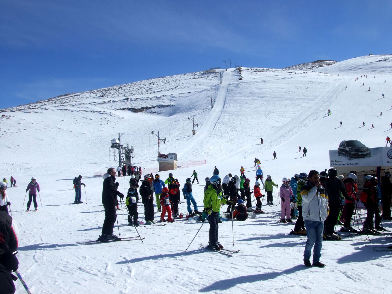 Station de Faraya, à 1h00 de route de Beyrouth. Crédit photo : Pascal A