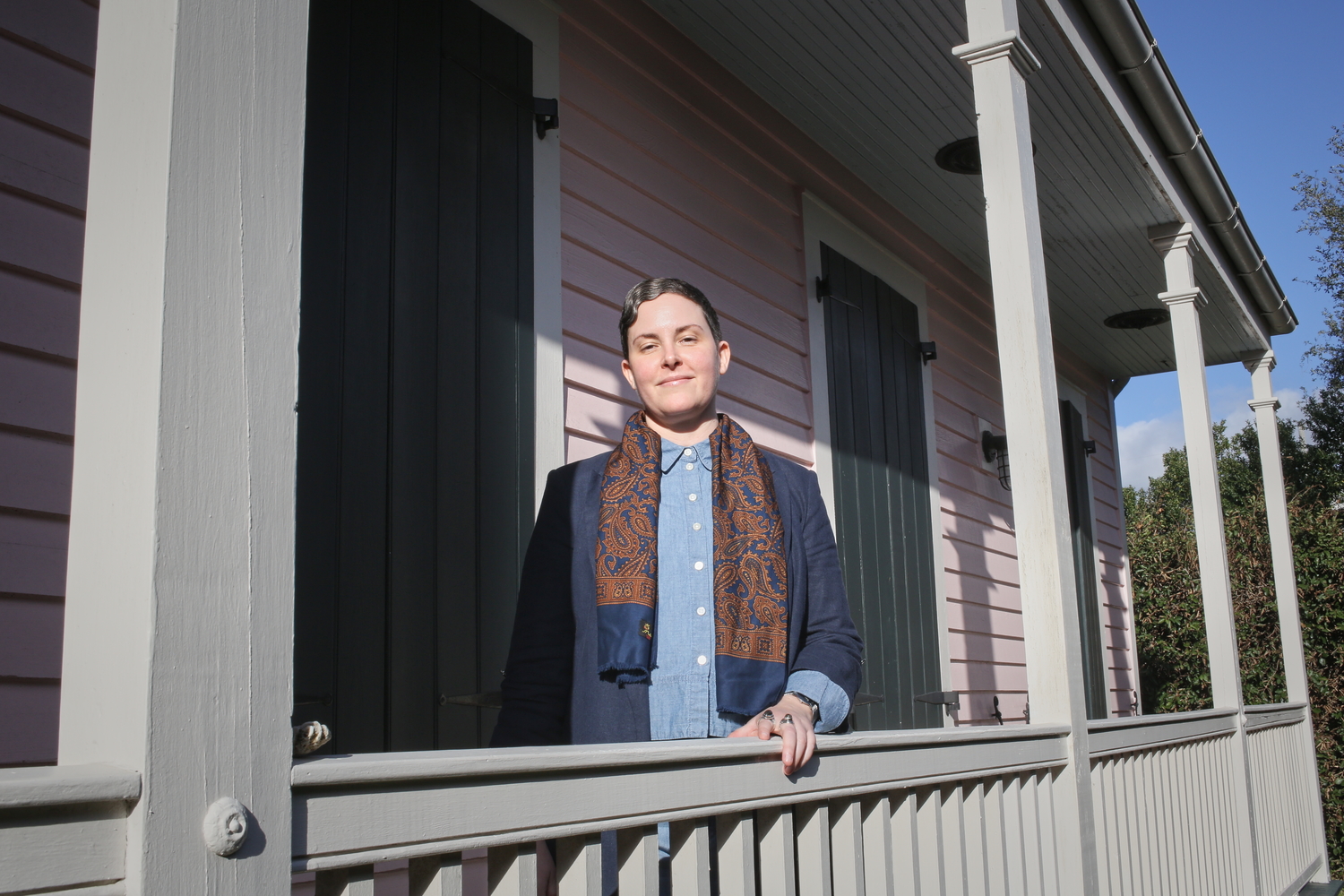 Portrait de Kelly, responsable des archives au Preservation Hall Foundation © Globe Reporters
