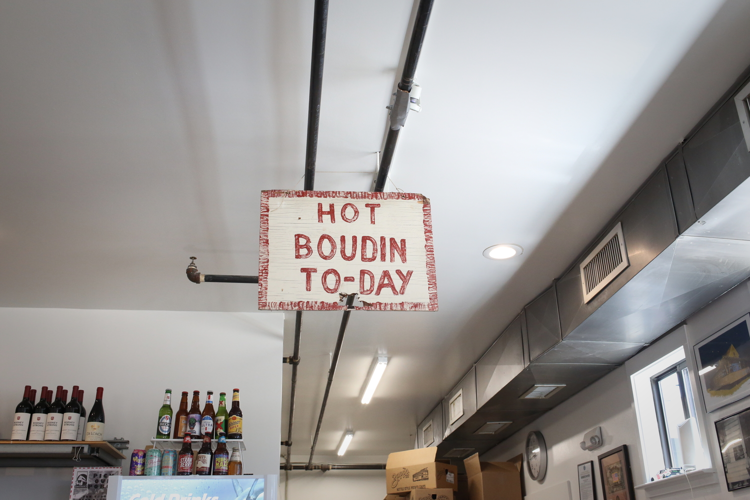 « Boudin chaud », une des spécialités du restaurant © Globe Reporters