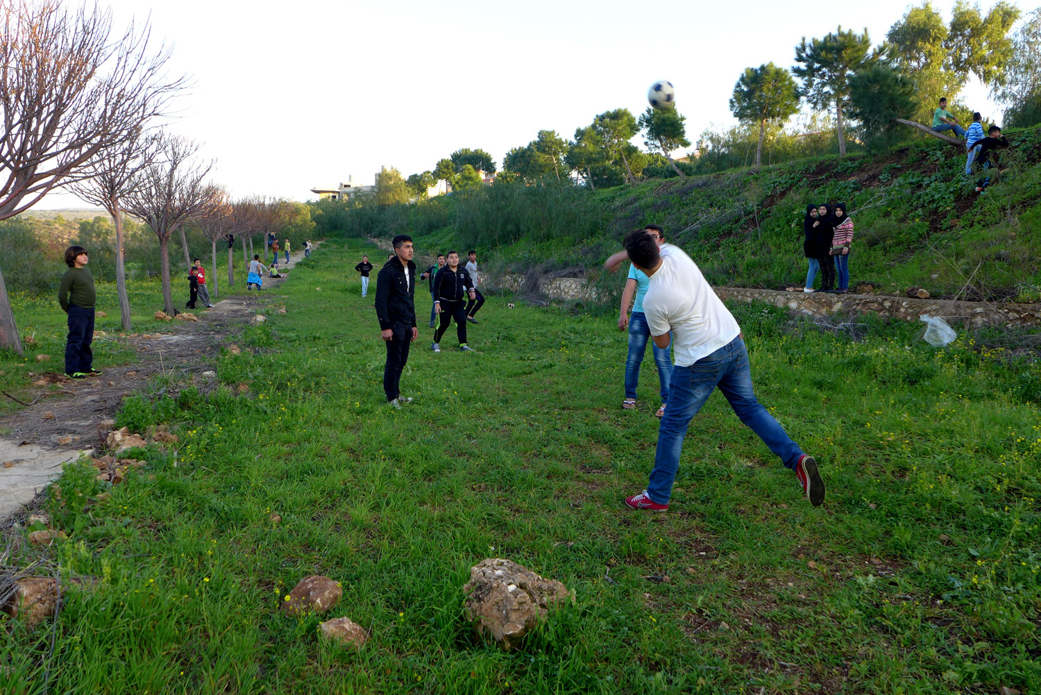 Un lieu investit par les jeunes de Naqoura.