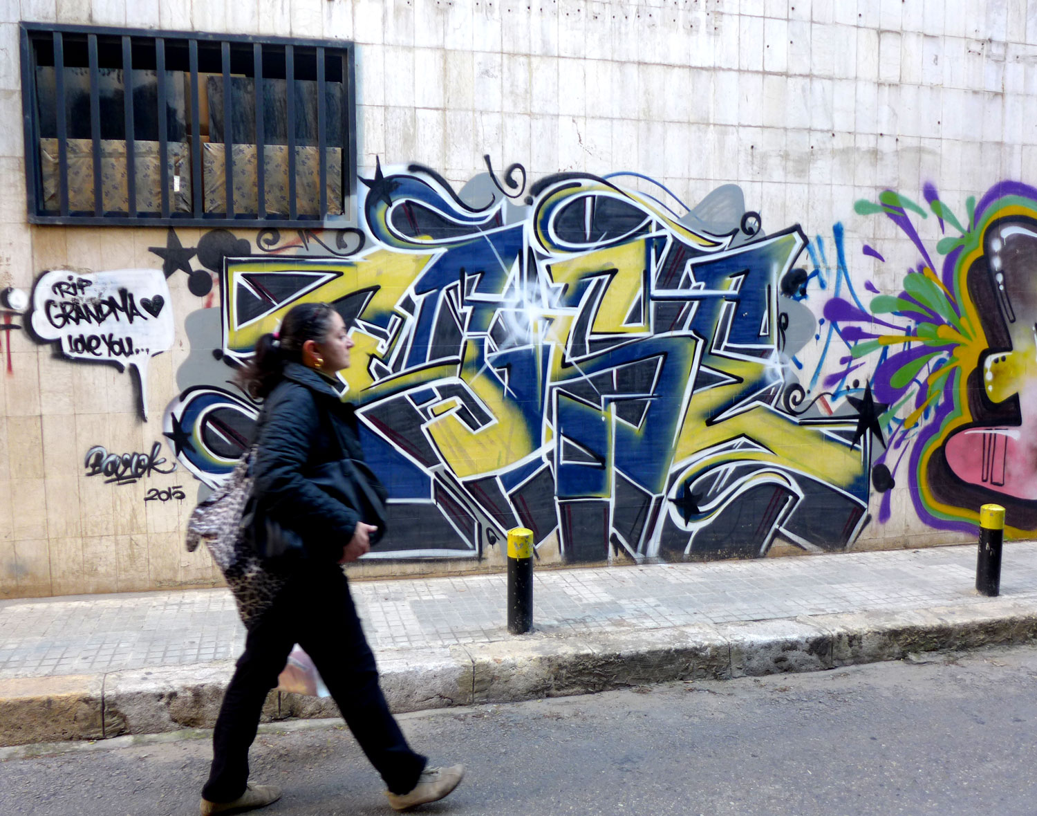 Un graff de Barok dédié à sa grand-mère.