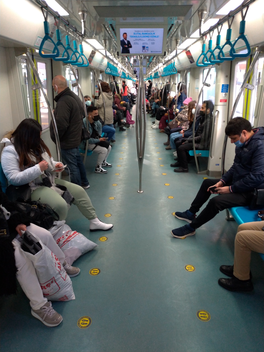 Le Marmaray transporte environ 500.000 passagers par jours, hors période de pandémie. © Globe Reporters