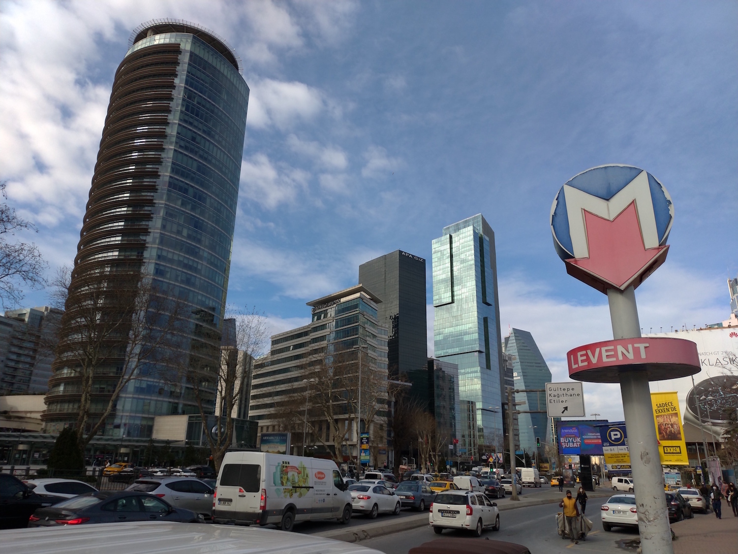 Le quartier d’affaires de Levent-1, dans l’arrondissement de Besiktas, accueille des gratte-ciels parmi les plus hauts d’Europe. © Globe Reporters