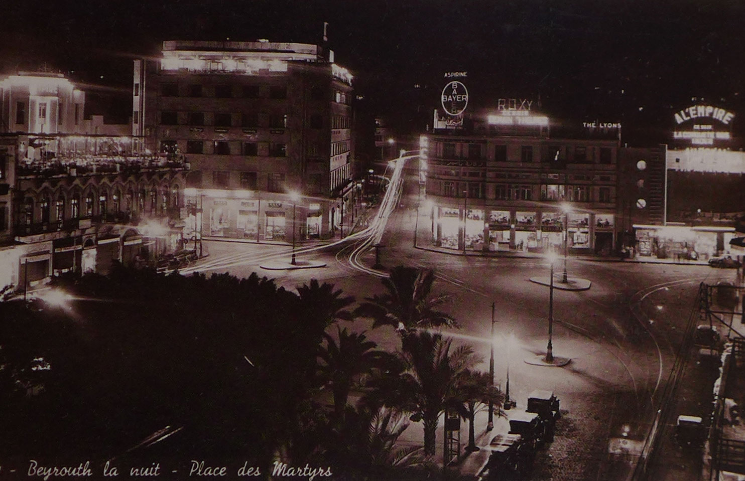 Place des martyrs à la belle époque.