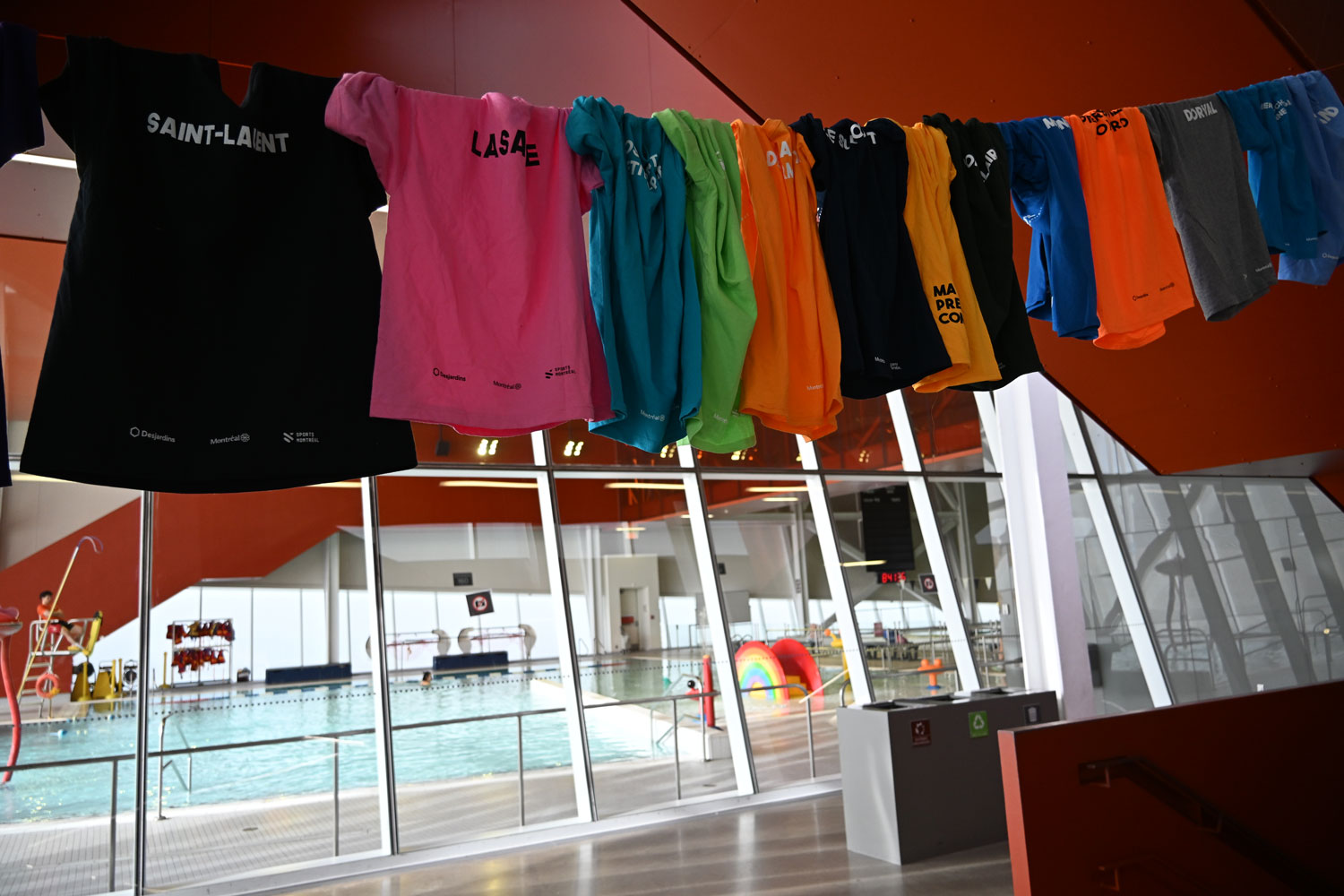 Pour les Jeux de Montréal, les équipes représentent des quartiers de Montréal © Globe Reporters