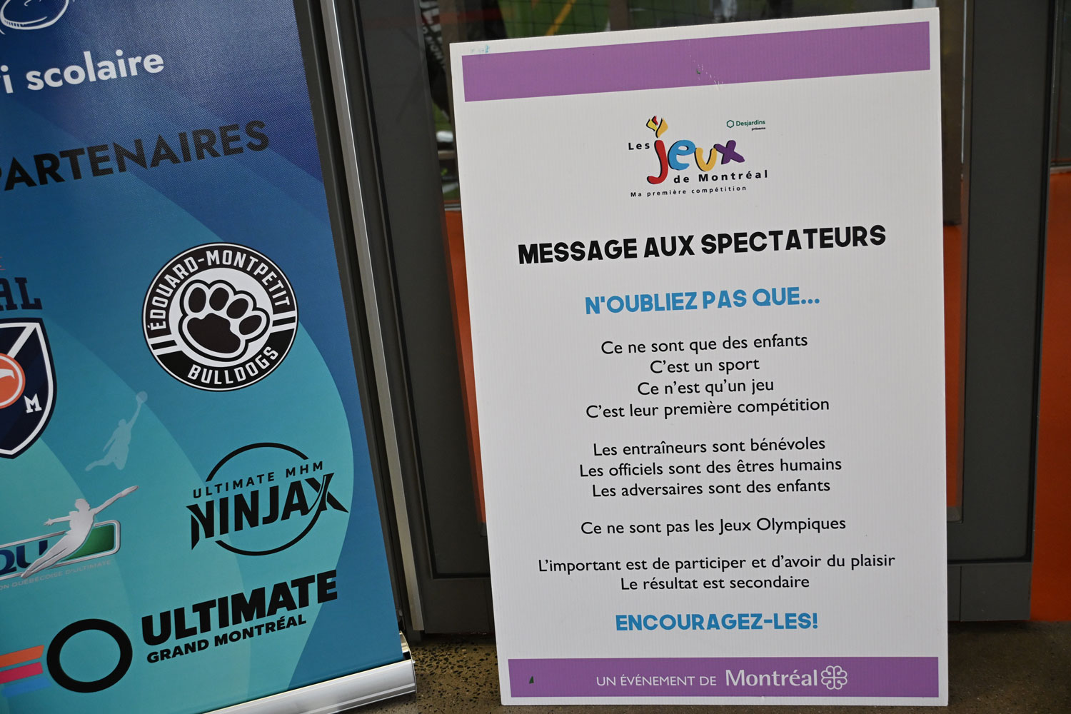 Même si des médailles sont en jeu lors des Jeux de Montréal, il n’est pas inutile de rappeler qu’il s’agit surtout de passer un bon moment © Globe Reporters