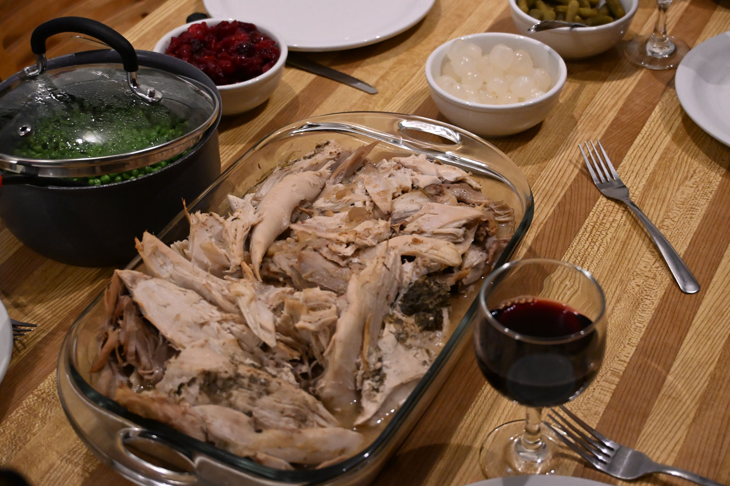 La dinde maison prête à être servie © Globe Reporters