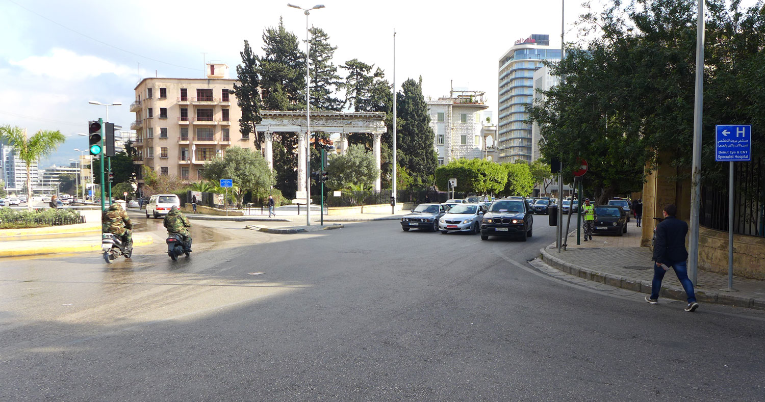 Rue de Damas. A la hauteur du musée national.