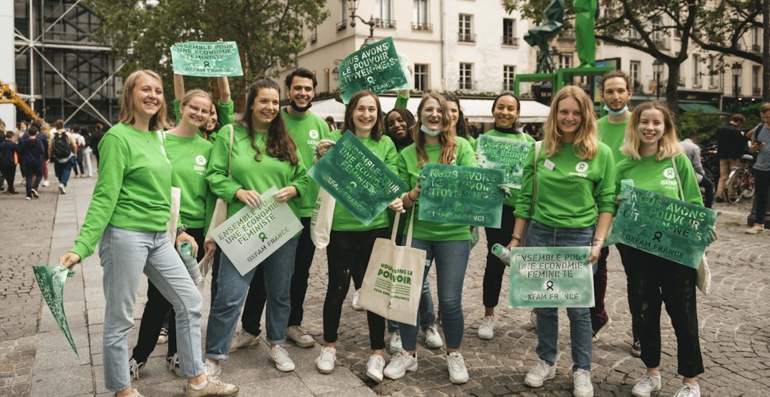 En faveur d’une économie plus égale pour les femmes. © OXFAM France