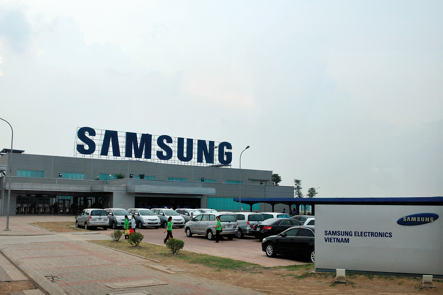 Le géant sud-coréen, Samsung, possède deux usines au Vietnam.