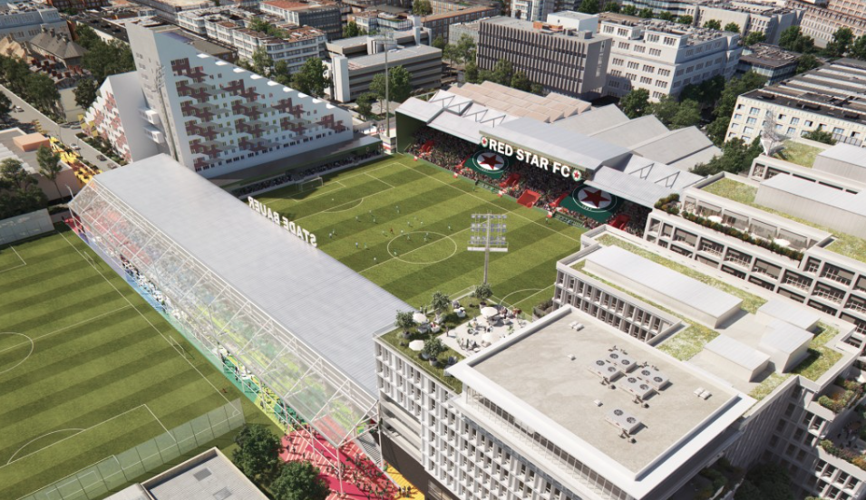 Le stade fini ressemblera à cette projection © Globe Reporters