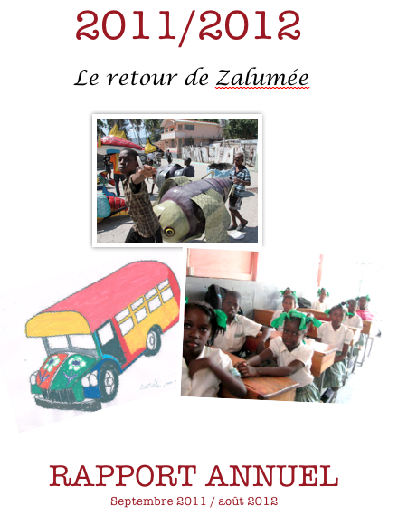 Couverture du rapport annuel.